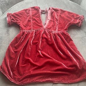 Free People velvet tunic/dress